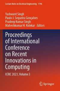 Proceedings of International Conference on Recent Innovations in Computing : ICRIC 2023, Volume 3 (Lecture Notes in Electrical Engineering)