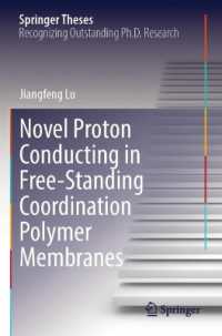 Novel Proton Conducting in Free-Standing Coordination Polymer Membranes (Springer Theses)