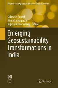Emerging Geosustainability Transformations in India (Advances in Geographical and Environmental Sciences) （2024）
