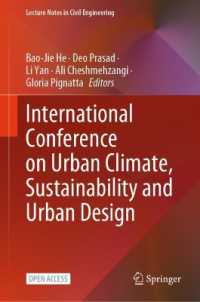 International Conference on Urban Climate, Sustainability and Urban Design (Lecture Notes in Civil Engineering)