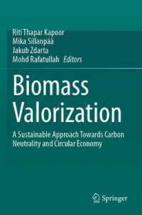 Biomass Valorization : A Sustainable Approach towards Carbon Neutrality and Circular Economy