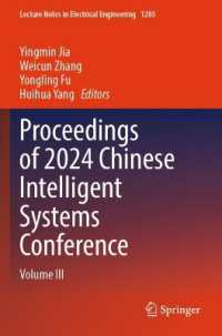 Proceedings of 2024 Chinese Intelligent Systems Conference : Volume III (Lecture Notes in Electrical Engineering)