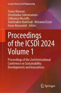 Proceedings of the ICSDI 2024 Volume 1 : Proceedings of the 2nd International Conference on Sustainability: Developments and Innovations (Lecture Notes in Civil Engineering)