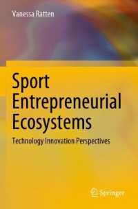 Sport Entrepreneurial Ecosystems : Technology Innovation Perspectives