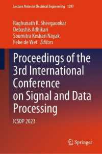 Proceedings of the 3rd International Conference on Signal and Data Processing : ICSDP 2023 (Lecture Notes in Electrical Engineering) （2025）