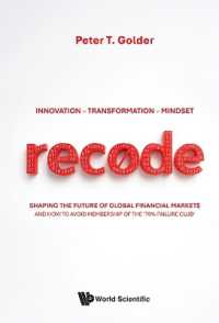 Recode: Innovation -- Transformation -- Mindset: Shaping the Future of Global Financial Markets and How to Avoid Membership of the `70% Failure Club'