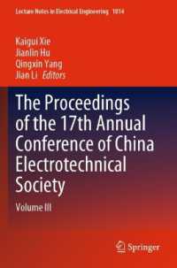 The Proceedings of the 17th Annual Conference of China Electrotechnical Society : Volume III (Lecture Notes in Electrical Engineering)