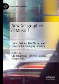 New Geographies of Music : Urban Policies, Live Music, and Careers in a Changing Industry (Geographies of Media)