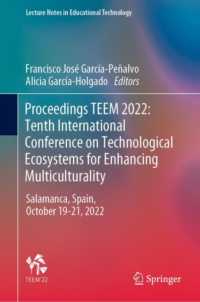 Proceedings TEEM 2022: Tenth International Conference on Technological Ecosystems for Enhancing Multiculturality : Salamanca, Spain, October 19th - 21st, 2022 (Lecture Notes in Educational Technology)