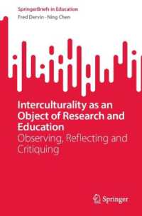 Interculturality as an Object of Research and Education : Observing, Reflecting and Critiquing (Springerbriefs in Education)