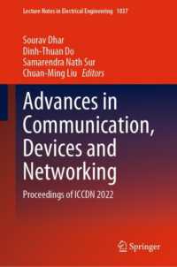 Advances in Communication, Devices and Networking : Proceedings of ICCDN 2022 (Lecture Notes in Electrical Engineering)