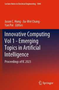 Innovative Computing Vol 1 - Emerging Topics in Artificial Intelligence : Proceedings of IC 2023 (Lecture Notes in Electrical Engineering)