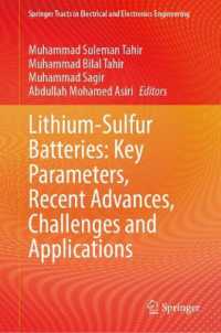 Lithium-Sulfur Batteries: Key Parameters, Recent Advances, Challenges and Applications (Springer Tracts in Electrical and Electronics Engineering)