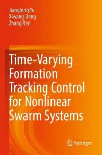 Time-Varying Formation Tracking Control for Nonlinear Swarm Systems （2023）