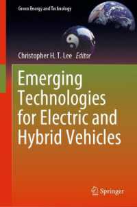 Emerging Technologies for Electric and Hybrid Vehicles (Green Energy and Technology)