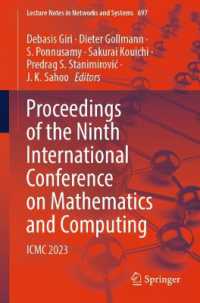 Proceedings of the Ninth International Conference on Mathematics and Computing : ICMC 2023 (Lecture Notes in Networks and Systems)