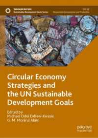循環経済戦略とSDGs<br>Circular Economy Strategies and the UN Sustainable Development Goals (Sustainable Development Goals Series) （2023）