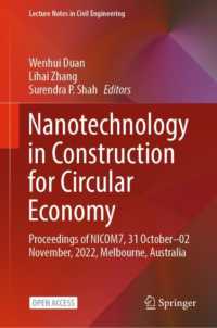 Nanotechnology in Construction for Circular Economy : Proceedings of NICOM7, 31Oct-02Nov, 2022, Melbourne, Australia (Lecture Notes in Civil Engineering)