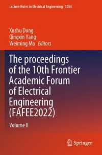 The proceedings of the 10th Frontier Academic Forum of Electrical Engineering (FAFEE2022) : Volume II (Lecture Notes in Electrical Engineering)