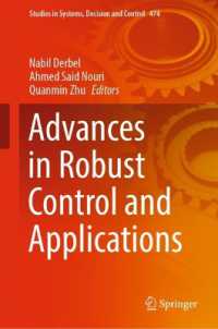 Advances in Robust Control and Applications (Studies in Systems, Decision and Control)