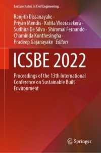 ICSBE 2022 : Proceedings of the 13th International Conference on Sustainable Built Environment (Lecture Notes in Civil Engineering)