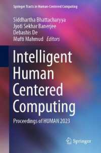 Intelligent Human Centered Computing : Proceedings of HUMAN 2023 (Springer Tracts in Human-centered Computing)