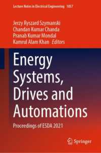 Energy Systems, Drives and Automations : Proceedings of ESDA 2021 (Lecture Notes in Electrical Engineering)