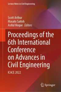 Proceedings of the 6th International Conference on Advances in Civil Engineering : ICACE 2022 (Lecture Notes in Civil Engineering)