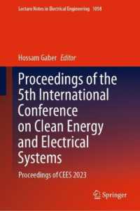 Proceedings of the 5th International Conference on Clean Energy and Electrical Systems : Proceedings of CEES 2023 (Lecture Notes in Electrical Engineering)