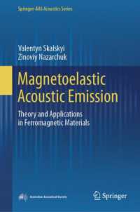 Magnetoelastic Acoustic Emission : Theory and Applications in Ferromagnetic Materials (Springer-aas Acoustics Series)