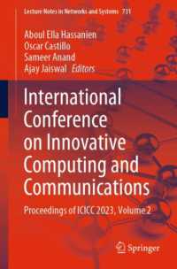 International Conference on Innovative Computing and Communications : Proceedings of ICICC 2023, Volume 2 (Lecture Notes in Networks and Systems) （2024）