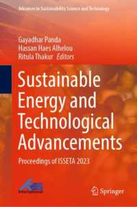 Sustainable Energy and Technological Advancements : Proceedings of ISSETA 2023 (Advances in Sustainability Science and Technology)