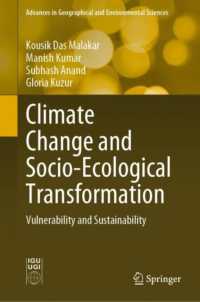 Climate Change and Socio-ecological Transformation : Vulnerability and Sustainability (Advances in Geographical and Environmental Sciences)