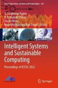 Intelligent Systems and Sustainable Computing : Proceedings of ICISSC 2022 (Smart Innovation, Systems and Technologies)