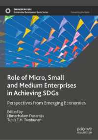 Role of Micro, Small and Medium Enterprises in Achieving SDGs : Perspectives from Emerging Economies (Sustainable Development Goals Series)