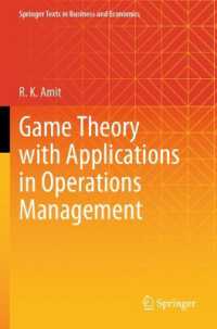 Game Theory with Applications in Operations Management (Springer Texts in Business and Economics)