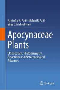 Apocynaceae Plants : Ethnobotany, Phytochemistry, Bioactivity and Biotechnological Advances