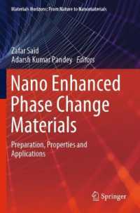 Nano Enhanced Phase Change Materials : Preparation, Properties and Applications (Materials Horizons: From Nature to Nanomaterials)