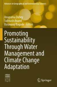 Promoting Sustainability through Water Management and Climate Change Adaptation (Advances in Geographical and Environmental Sciences)