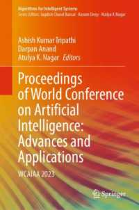Proceedings of World Conference on Artificial Intelligence: Advances and Applications : WCAIAA 2023 (Algorithms for Intelligent Systems)