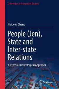 Human Constant, the State and International Relations : A Psycho-Culturological Approach (Contributions to International Relations)