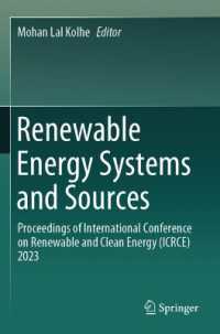 Renewable Energy Systems and Sources : Proceedings of International Conference on Renewable and Clean Energy (ICRCE) 2023