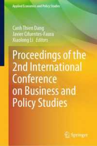 Proceedings of the 2nd International Conference on Business and Policy Studies (Applied Economics and Policy Studies)