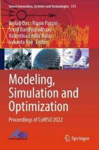 Modeling, Simulation and Optimization : Proceedings of CoMSO 2022 (Smart Innovation, Systems and Technologies)