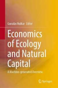 Economics of Ecology and Natural Capital : A Machine-generated Literature Overview