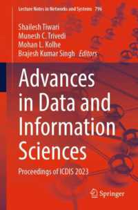 Advances in Data and Information Sciences : Proceedings of ICDIS 2023 (Lecture Notes in Networks and Systems) （2023）