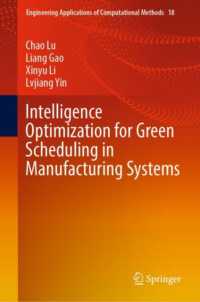 Intelligence Optimization for Green Scheduling in Manufacturing Systems (Engineering Applications of Computational Methods)