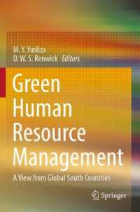 Green Human Resource Management : A View from Global South Countries