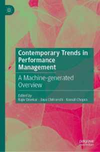 Contemporary Trends in Performance Management : A Machine-Generated Literature Overview