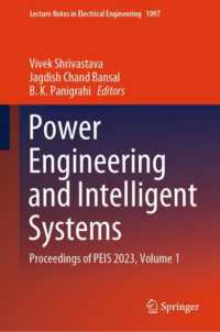 Power Engineering and Intelligent Systems : Proceedings of PEIS 2023, Volume 1 (Lecture Notes in Electrical Engineering)